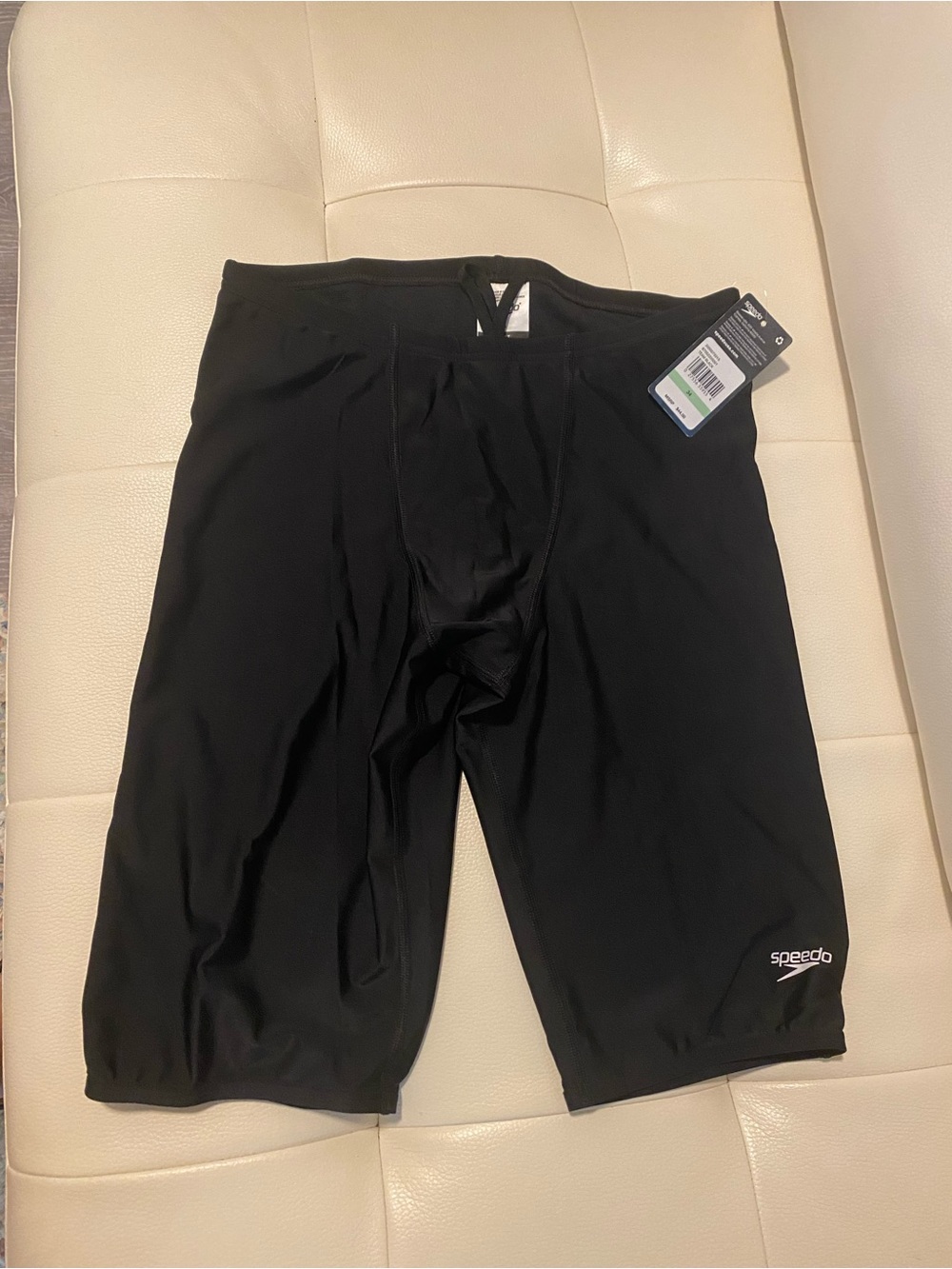 Speedo Black Competitive Jammer Swim Briefs